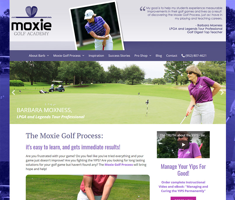 Moxie Golf Academy - Barbara Moxness, LPGA Professional